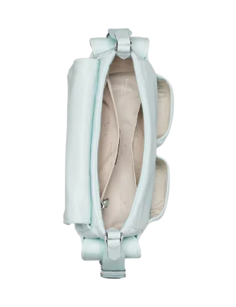 Kate Spade New York Carter Nylon Messenger Cargo Crossbody Bag Crisp Sky