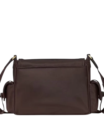 Kate Spade New York Carter Nylon Messenger Cargo Crossbody Bag Hot Fudge