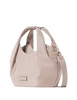 Kate Spade New York Carter Nylon Small Pleated Crossbody Cozy Grey