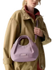 Kate Spade New York Carter Nylon Small Pleated Crossbody Lavender Smoke