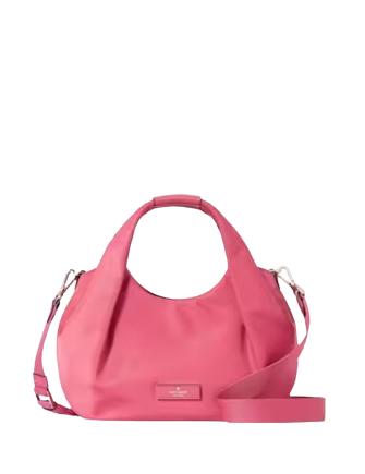 Kate Spade New York Carter Nylon Small Pleated Crossbody Rose Oil