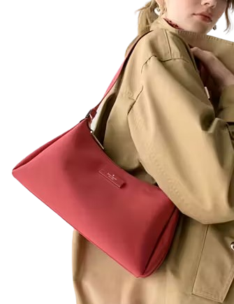 Kate Spade New York Carter Nylon Small Shoulder Bag Rose Oil