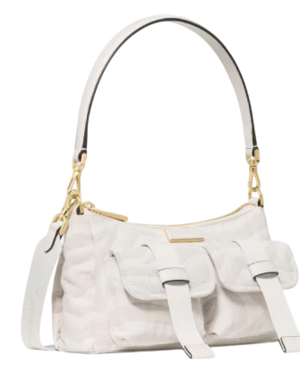 Kate Spade New York Carter Zebra Cargo Crossbody Bag  Natural 