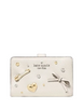 Kate Spade New York Charmed Medium Bifold Wallet  Meringue 