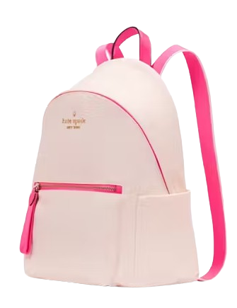Kate Spade New York Chelsea Nylon Medium Backpack Blush Cloud