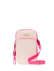 Kate Spade New York Chelsea Nylon Phone Crossbody Blush Cloud 