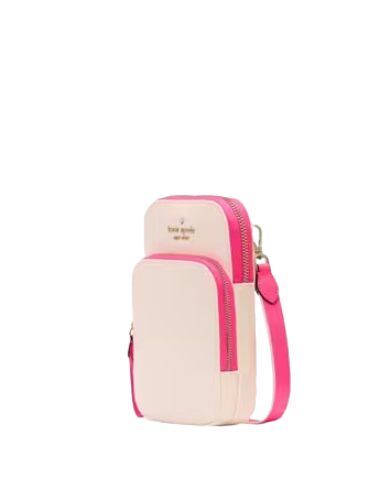 Kate Spade New York Chelsea Nylon Phone Crossbody Blush Cloud 