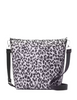 Kate Spade New York Chelsea Spotted Leopard Large Duffle Crossbody Violet Mist
