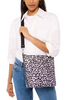 Kate Spade New York Chelsea Spotted Leopard Large Duffle Crossbody Violet Mist