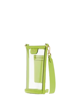 Kate Spade New York Clare See Through Phone Crossbody Grasshopper Green