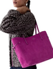 Kate Spade New York Cleo Suede Tote Bag Beet