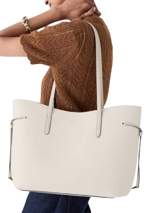 Kate Spade New York Cleo Tote Bag  Cashew Milk 