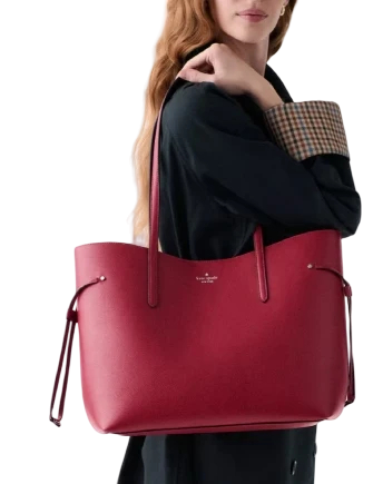 Kate Spade New York Cleo Tote Bag Red Jam