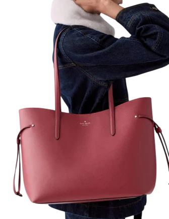Kate Spade New York Cleo Tote Bag Red Jasper