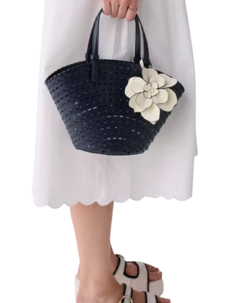 Kate Spade New York Dahlia Tote Bag  Parisian Navy 