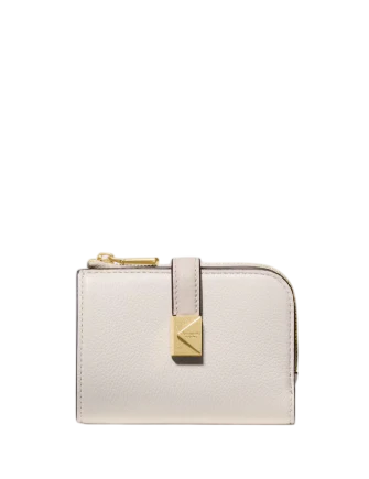Kate Spade New York Deco Colorblocked Small Compact Wallet Cashew Milk