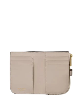 Kate Spade New York Deco Colorblocked Small Compact Wallet Cashew Milk