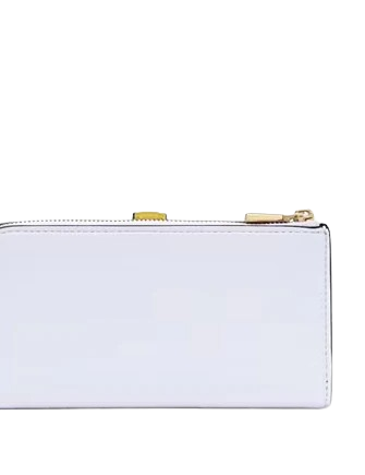 Kate Spade New York Deco Colorblocked Zip Slim Wallet Pale Sapphirine