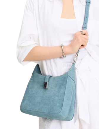 Kate Spade New York Deco Denim Hobo Bag Blue