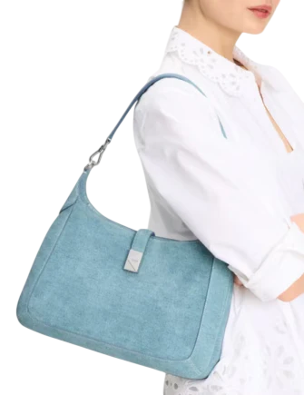 Kate Spade New York Deco Denim Hobo Bag Blue