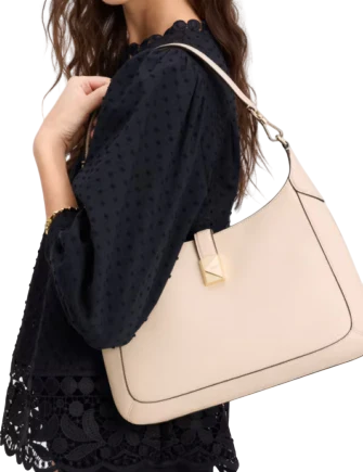 Kate Spade New York Deco Hobo Bag Milk Glass