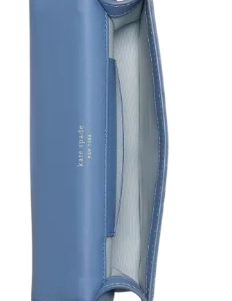 Kate Spade New York Deco Mini Flap Chain Crossbody Blue