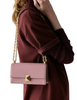 Kate Spade New York Deco Mini Flap Chain Crossbody Dusk Rose