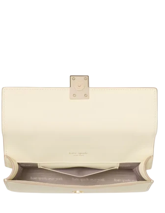 Kate Spade New York Deco Mini Flap Chain Crossbody Sweet Cream