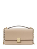 Kate Spade New York Deco Mini Flap Chain Crossbody Timeless Taupe