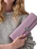 Kate Spade New York Deco Pieced Glazed Soft Mini Shoulder Market Purple