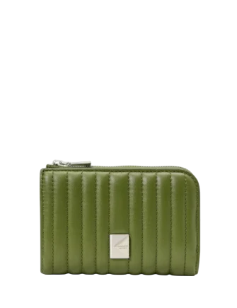 Kate Spade New York Deco Quilted Compact Wallet Jungle Vine