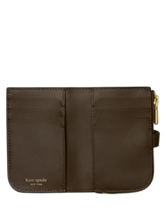 Kate Spade New York Deco Small Compact Wallet Burnt Sage