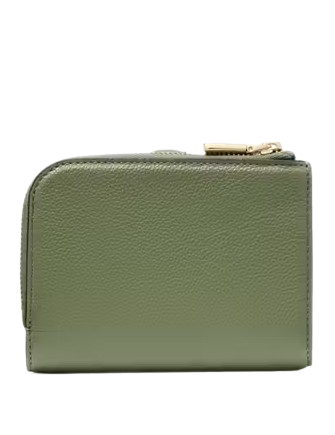 Kate Spade New York Deco Small Compact Wallet Olive Leaf