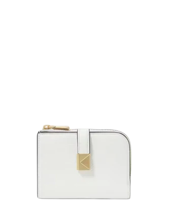 Kate Spade New York Deco Small Compact Wallet True White