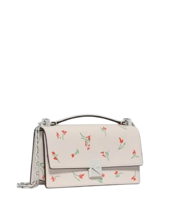 Kate Spade New York Deco Vibrant Buds Mini Crossbody Bag Cream