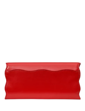 Kate Spade New York Deco Wavy Large Flap Wallet Heirloom Tomato