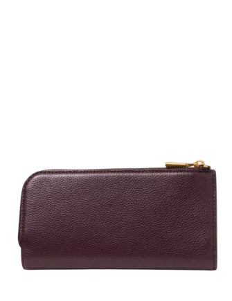 Kate Spade New York Deco Zip Slim Wallet Blackberry Jam