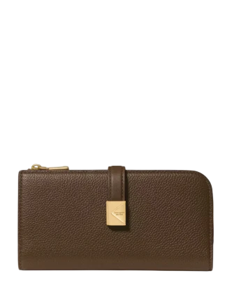 Kate Spade New York Deco Zip Slim Wallet Burnt Sage