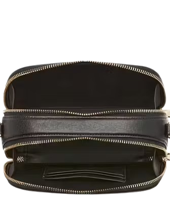 Kate Spade New York Devin Breezy Dot Double Zip Dome Crossbody Black