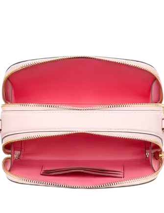 Kate Spade New York Devin Double Zip Dome Crossbody Pastry Pink