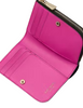Kate Spade New York Devin Fall Poppies Small Compact Wallet Black
