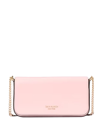 Kate Spade New York Devin Flap Chain Wallet Pastry Pink