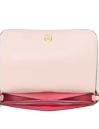 Kate Spade New York Devin Flap Chain Wallet Pastry Pink