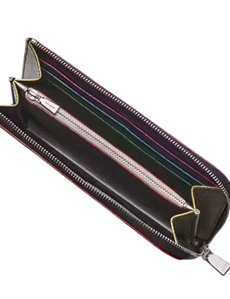Kate Spade New York Devin Glitter Edged Zip-around Continental Wallet Black