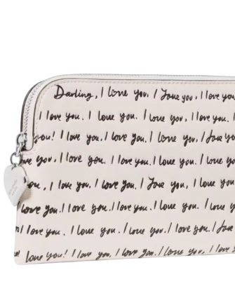 Kate Spade New York Devin I Love You Pouch Cream
