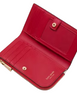 Kate Spade New York Devin Pixel Hearts Small Slim Bifold Wallet Cream