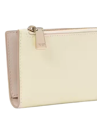 Kate Spade New York Devin Small Bifold Wallet Sweet Cream 