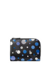Kate Spade New York Devin Space Dot Small Compact Wallet Black