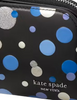 Kate Spade New York Devin Space Dot Small Compact Wallet Black