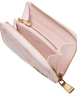Kate Spade New York Devin Spring Pansies Zip Card Case  Blush Cloud 